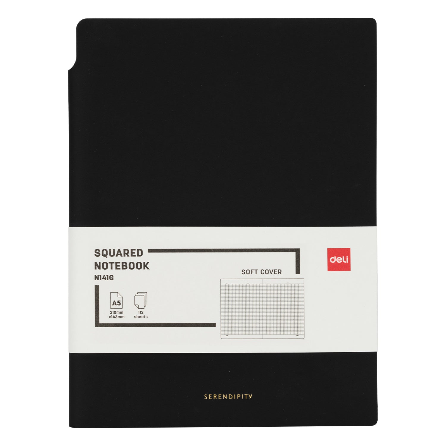 CAIET BIROU A5 112 FILE 80G ARITMETICA COPERTA PIELE NEGRU N141G DELI CAIET BIROU A5 112 FILE 80G ARITMETICA COPERTA PIELE NEGRU N141G DELI